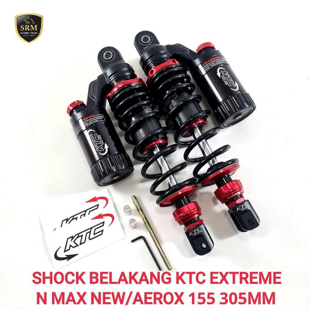 Shock Belakang KTC Extreme V.2 N Max New/Aerox 155 305MM