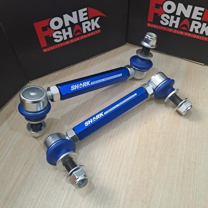 Link Stabilizer Link Stabil Adjustable Merk F-One Shark FOS Front Sway Bar Toyota Avanza / Gran Max 