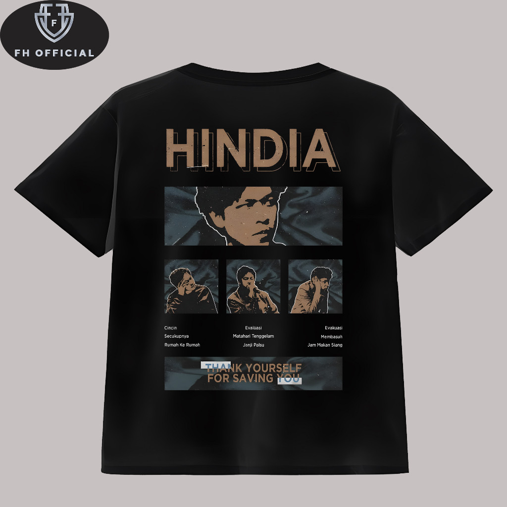 Tshirt Hindia Baskara Poster Cotton 24s