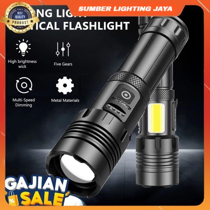 COD & READY STOK SENTER SWAT POLICE MURAH TERBAIK / SENTER LED CAS USB / SENTER SWAT