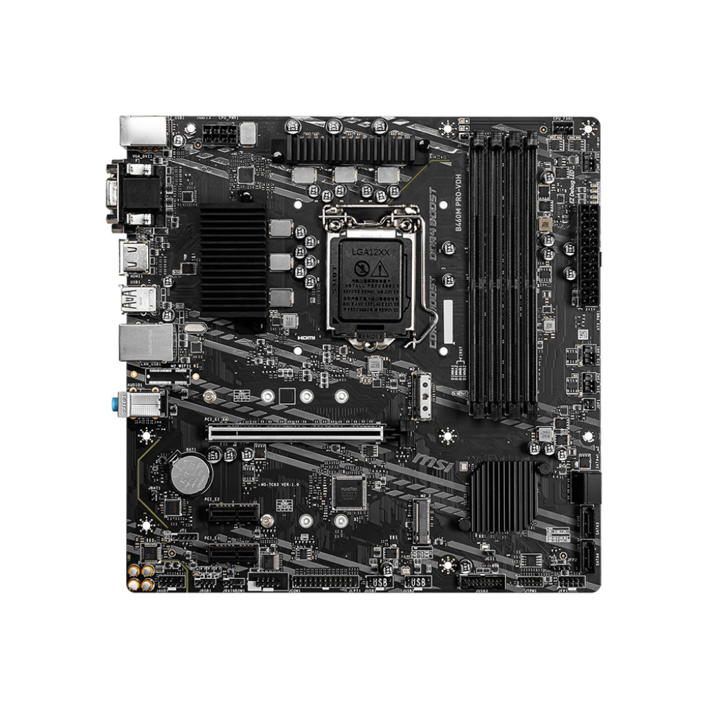 MSI B460M PRO-VDH B460 LGA 1200 Motherboard Support i5-10400F/10400 i3-10100F i7-10700F CPU DDR4 128