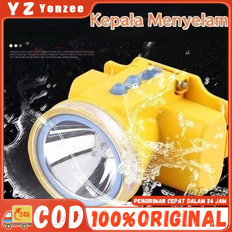 SENTER KEPALA KAWACHI 20WATT LY 203A / WATERPROFF / Headlamp outdoor senter kepala 300 watt super te