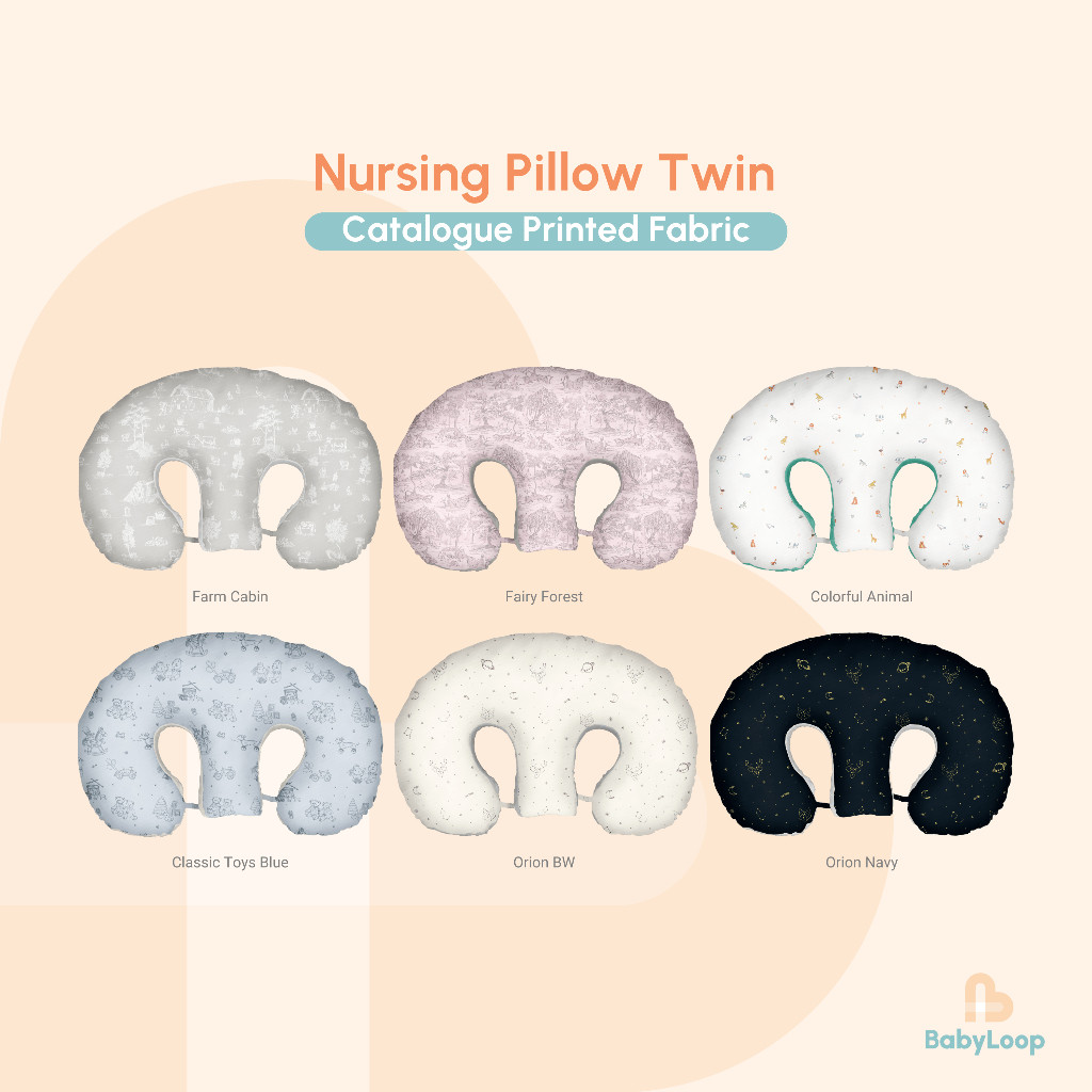 Bantal Menyusui - Nursing Pillow Twin - Baby Loop