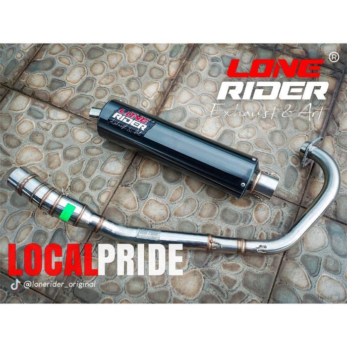 Lone Rider Original SATRIA FU - Middle End - ME STD Silent Black Metalik - FU INJEKSI