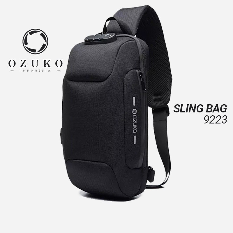 Gaya Outfit NEW OZUKO Sling Bag #9223 - Tas Selempang