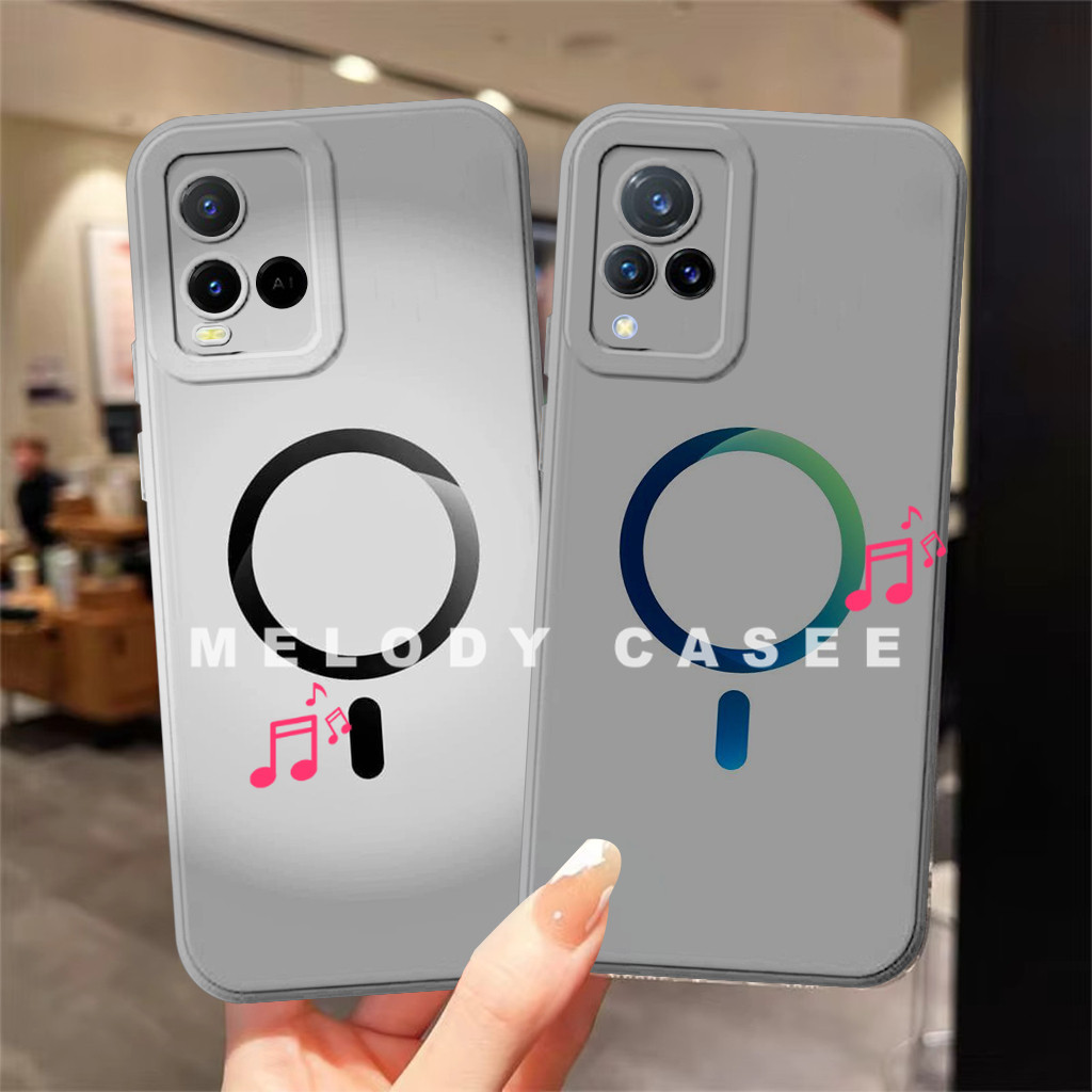 Vivo Y21 V21 V20 Y33s Y21s Y21t Y33t Silikon Motif Lingkaran - Case Cowok - Casing Custom