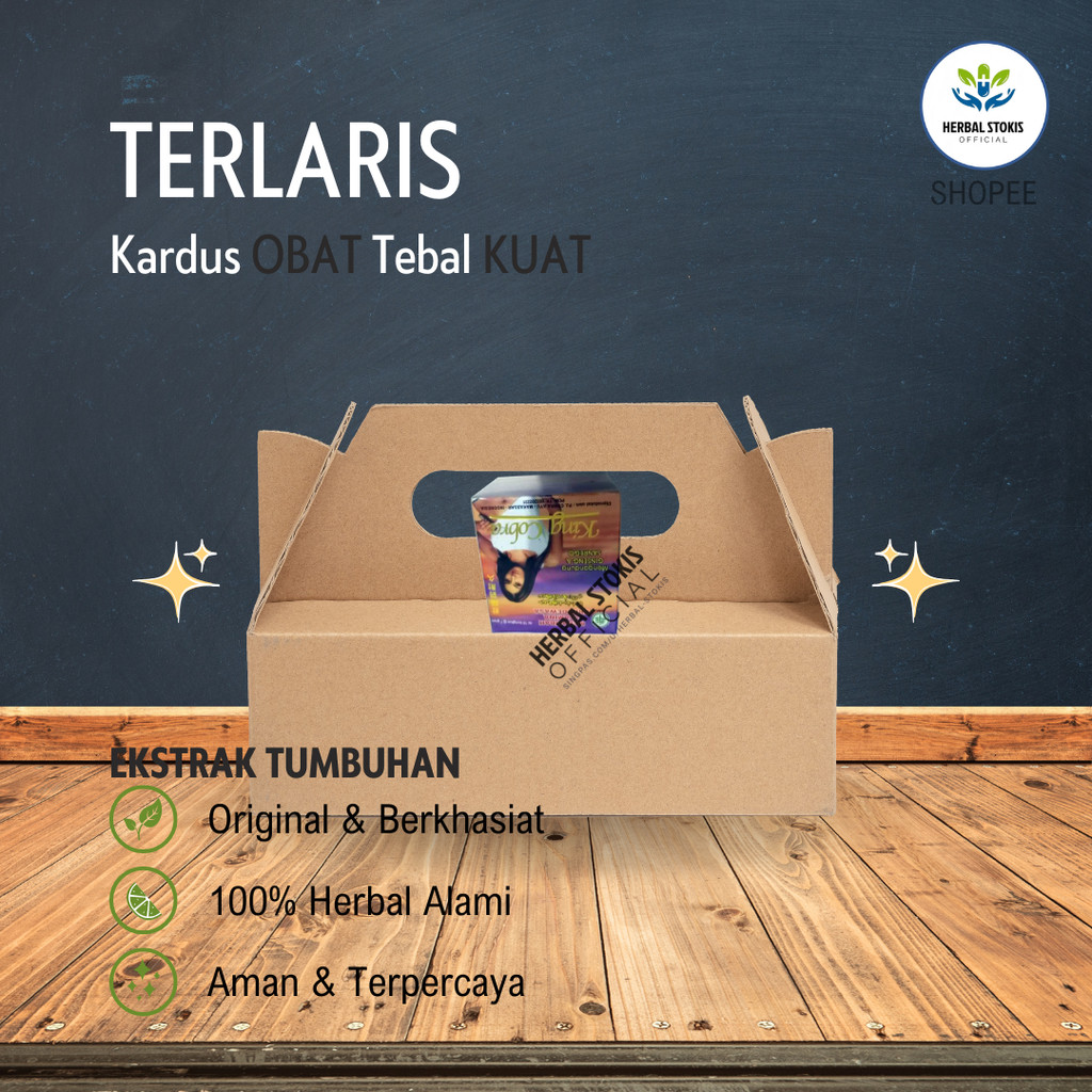 Kardus Obat Gambar KIN COB Dijamin Original Tebal Kuat Dan Kokoh Tahan Banting Untuk Jangka Waktu La