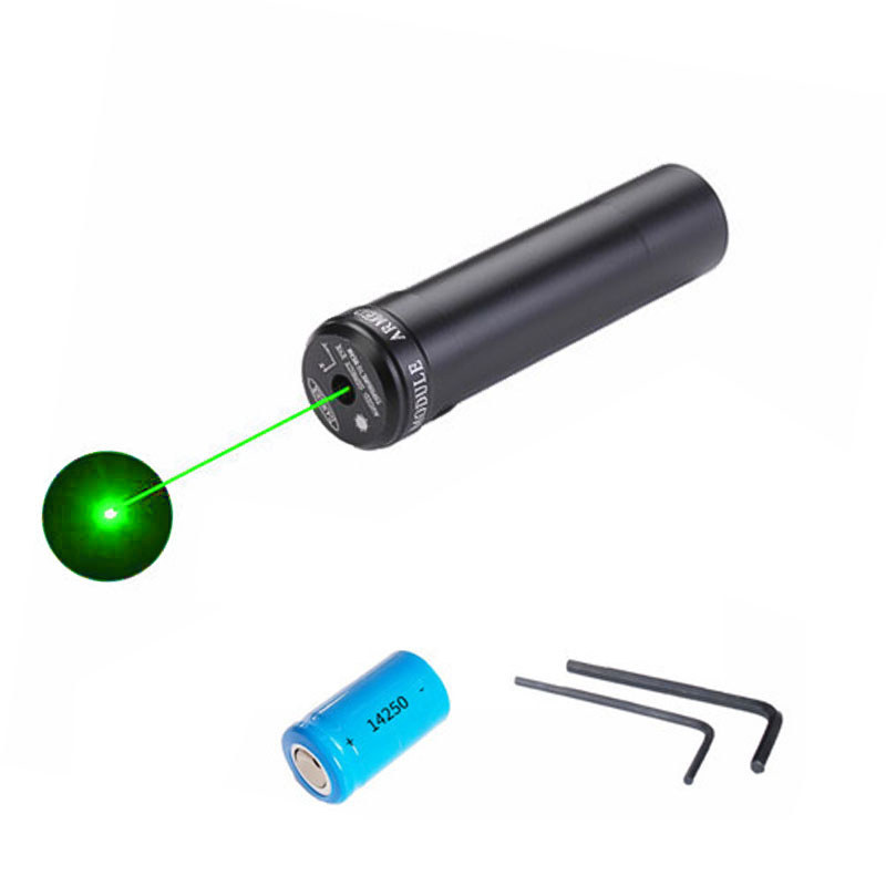 AR15 Rifle Laser Green Sight Metal Green Laser Seed Night Vision Sniper Aiming Adjustable Anti-vibra