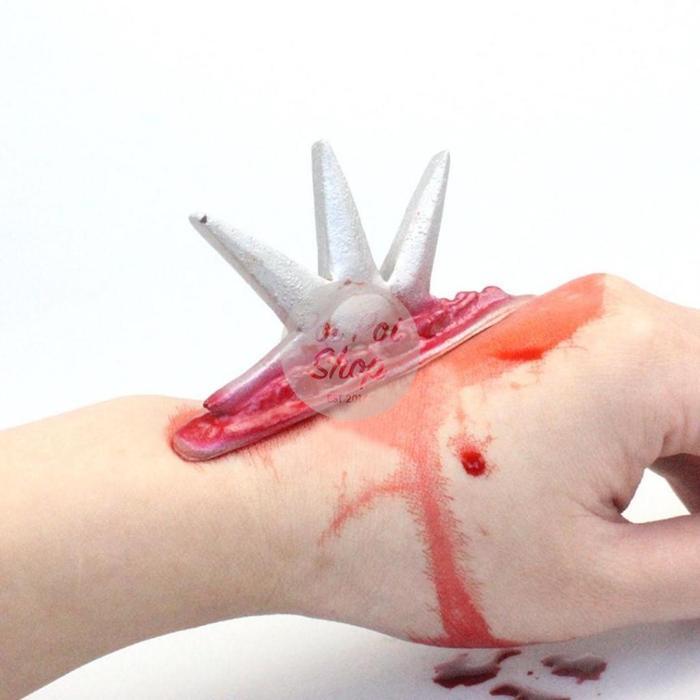 PROMO  Tempelan Luka Palsu Acara Halloween Makeup Darah Kostum Halloween Cosplay Akesoris Souvenir G