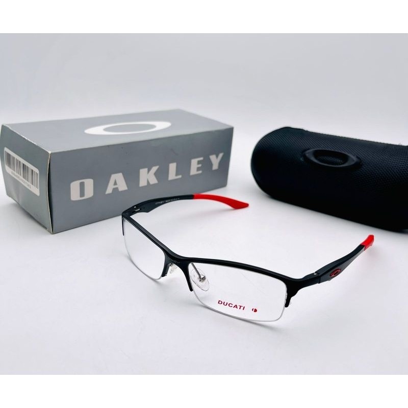 frame kacamata sporty pria oakley ducati 0188 magnesium