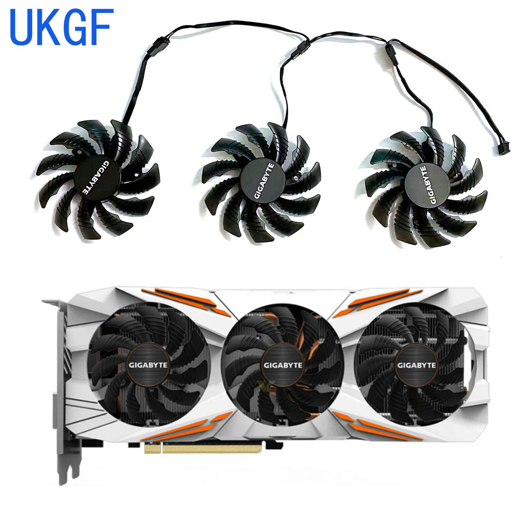 Brand new 75MM 4PIN T128010SU GTX1080TI GPU fan for GIGABYTE GeForce GTX1080ti 11GB GAMING OC graphi