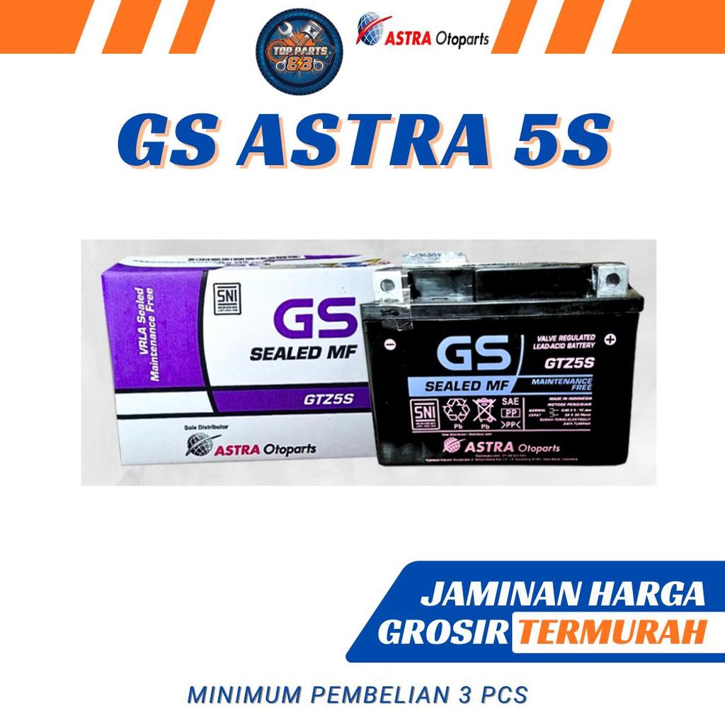 Aki Motor Aki Kering GS Astra GTZ-8V Untuk CBR250 R25 MT25 Apache 200 Vespa Sprint 150 Asli Original