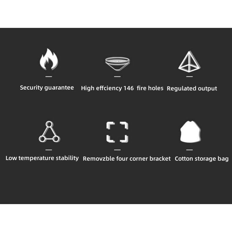 Campingmoon  XD-2F Outdoor Camping Stove Ultralight Portable Voltage Stabilization Stove Integrated 
