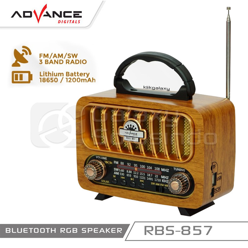 ADVANCE RBS857 Clasic Bluetooth Speaker - CG