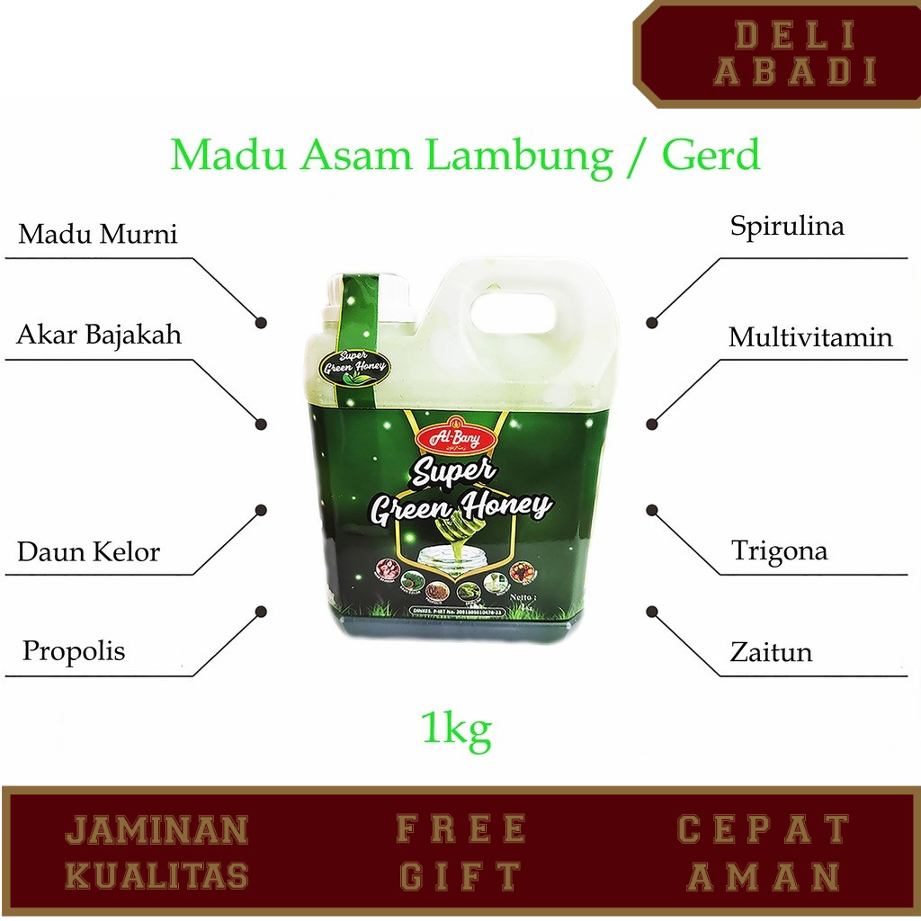 Madu Asam Lambung / Gerd Albany Nett 1kg ( Asli )