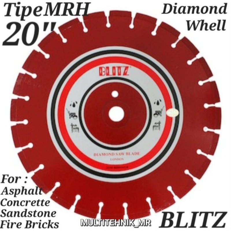 DIAMOND BLITZ 20" MATA CONCRETTE CUTTER POTONG ASPAL JALANAN