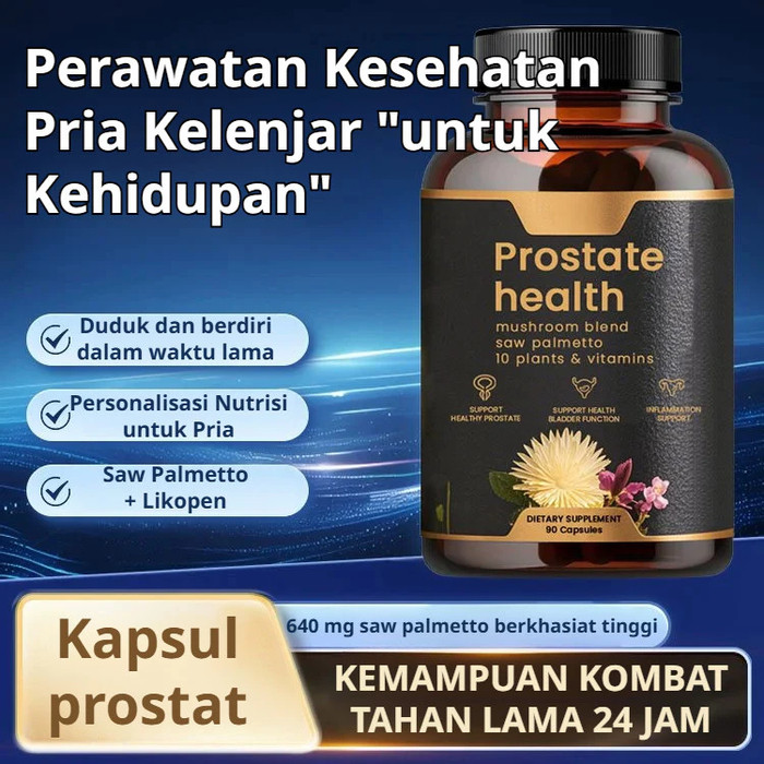 Solusi Pria Dewasa - Kapsul Prostat Bantu Atasi Sering Kencing & Gairah Seks Menurun, Kembalikan Pes