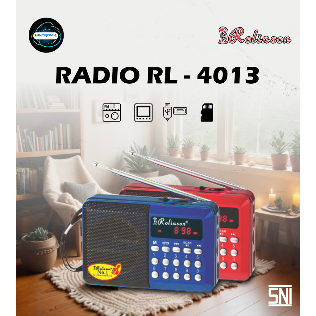 Speaker Radio Portable / Radio Mini Senter Mitsuyama MS-4022