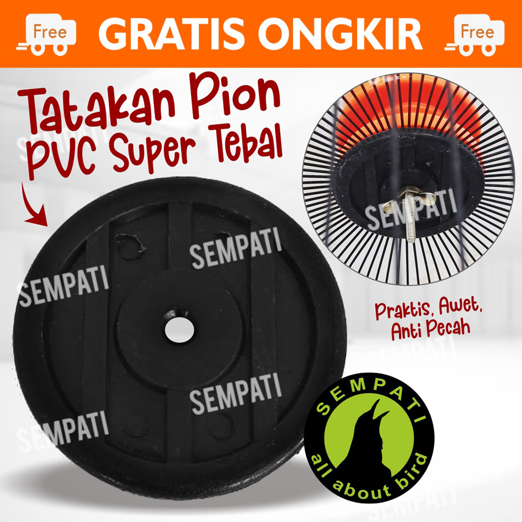 SEMPATI Lepek Pion Tatakan Pion Sangkar Kandang Burung Lovebird Kapsul Pleci Anis Branjangan Bahan P