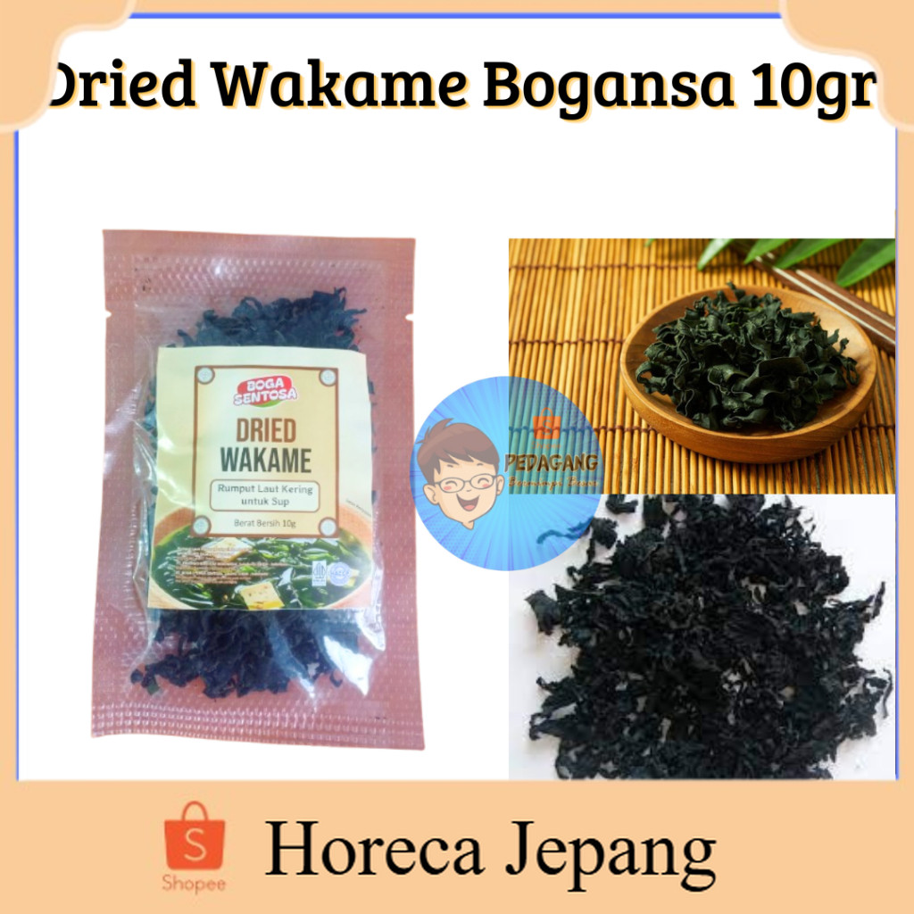 [HRC] Dried Wakame Bogansa / Rumput Laut Kering / Wakame Jepang Kering / Seaweed Dried / Rumput Laut