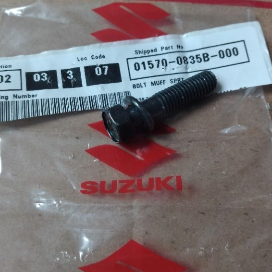 BAUT GANTUNGAN KNALPOT SUZUKI SATRIA FU 150 ORIGINAL SGP 01570-0835B-000