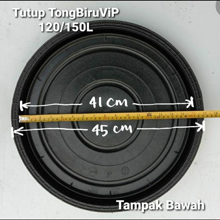 Shiny- Tutup Tong Biru / Tong Sampah / Gentong Air 120/150L (Diameter 41Cm)