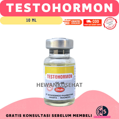 TESTOHORMON 10 ml -  Wonder Mengatasi Gangguan Reproduksi Hewan