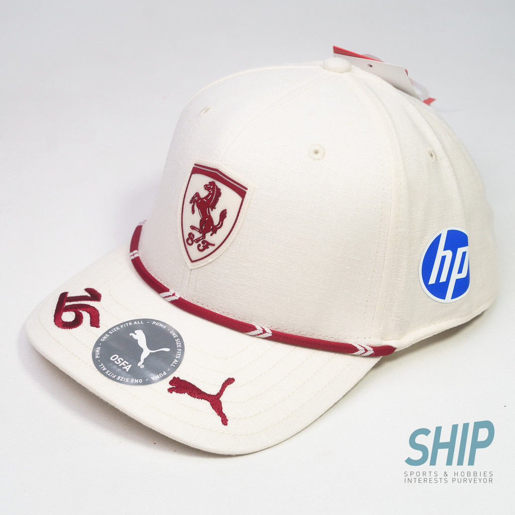 2026 FERRARI LECLERC MONACO CAP OSFA special edition charles f1 formula 1 scuderia perceval topi