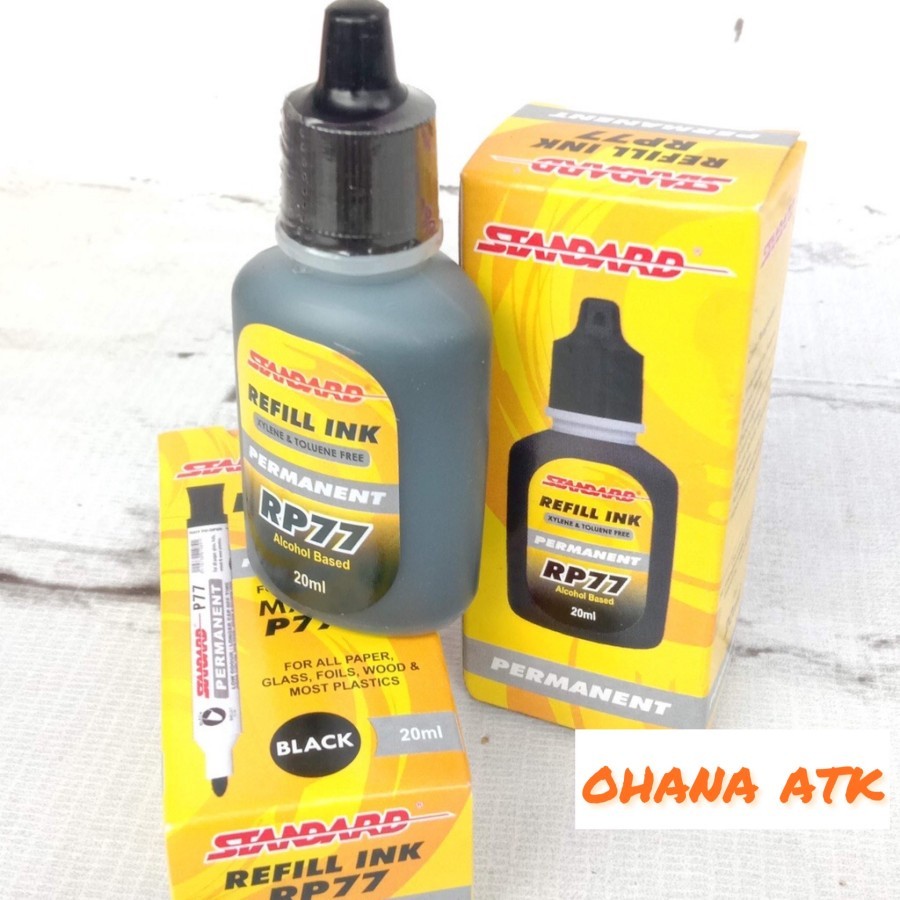 REFILL tinta STANDARD RP-77 / ink spidol permanent standard P77
