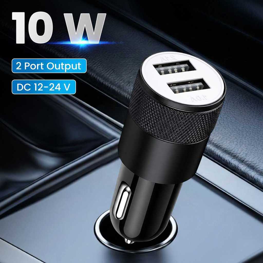 Car Charger Mobil Dual USB 2.1A 2 Port 12V-24V | Charger Mobil Universal HP Murah YSC-11