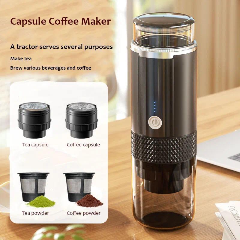 American Style K-CUP Capsule Coffee Machine Portable Coffee Maker Car Outdoor Coffee Cup