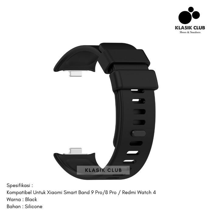 Strap Xiaomi Smart Band 9 Pro / Tali Pengganti Xiaomi Smart Band 8 Pro / Mi Band 9 Pro Bahan Silicon