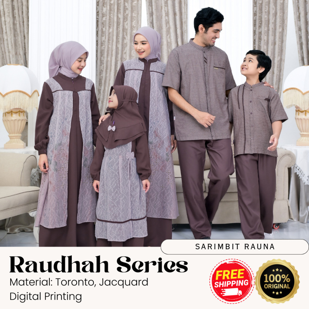[SARIMBIT RAUNA] SARIMBIT LEBARAN BY RAUNA // RAUDHAH // SARIMBIT COUPLE KELUARGA 2026 // RAUDHAH PU