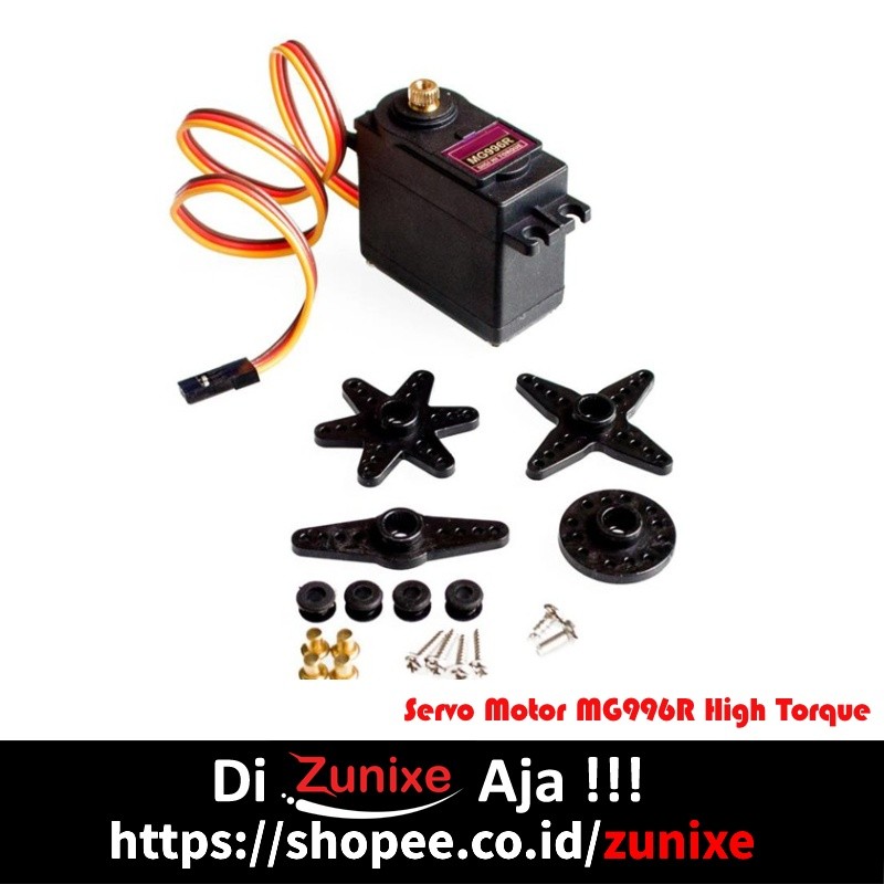 Servo Motor MG996R  High Torque 4.8-7.2V 10Kg.cm untuk Arduino Robot RC