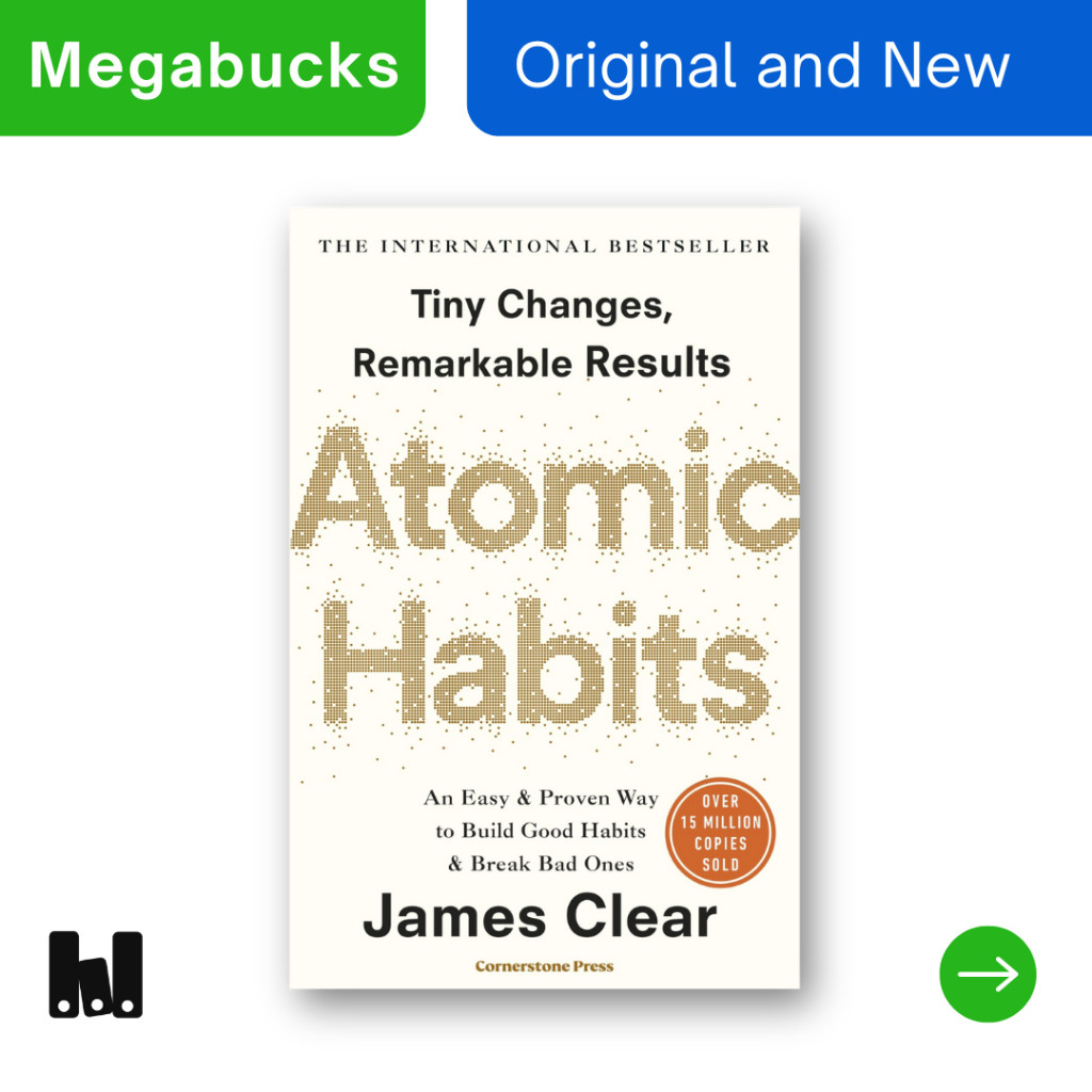 (Avery) Atomic Habits by James Clear Original English     Berkualitas