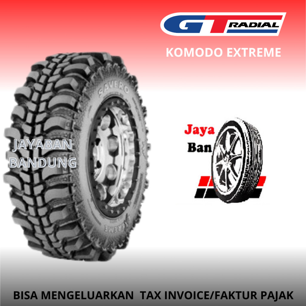 Ban GT Radial Komodo Extreme ukuran 280/85 R16 - Ban Mobil Offroad