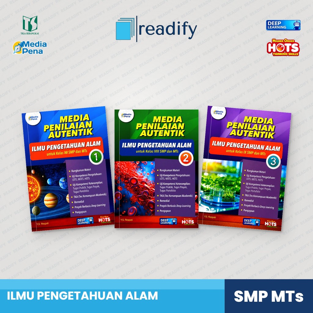 Buku Media Pena IPA SMP/MTs Kelas 7-9 Deep Learning Tiga Serangkai