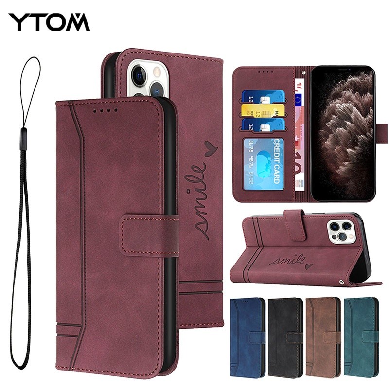Dompet Kulit Flip Case Untuk Oukitel WP13 WP15 K9 5G Dengan Penutup Pemegang Kartu