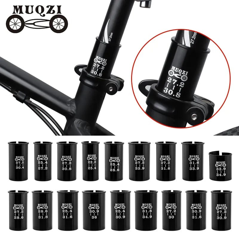 Foto Adaptor sleve seatposh seatpost diameter clamp 22.2 25.4 27.2 28.6 30 30.4 30.9 31.6 33.9 34.9