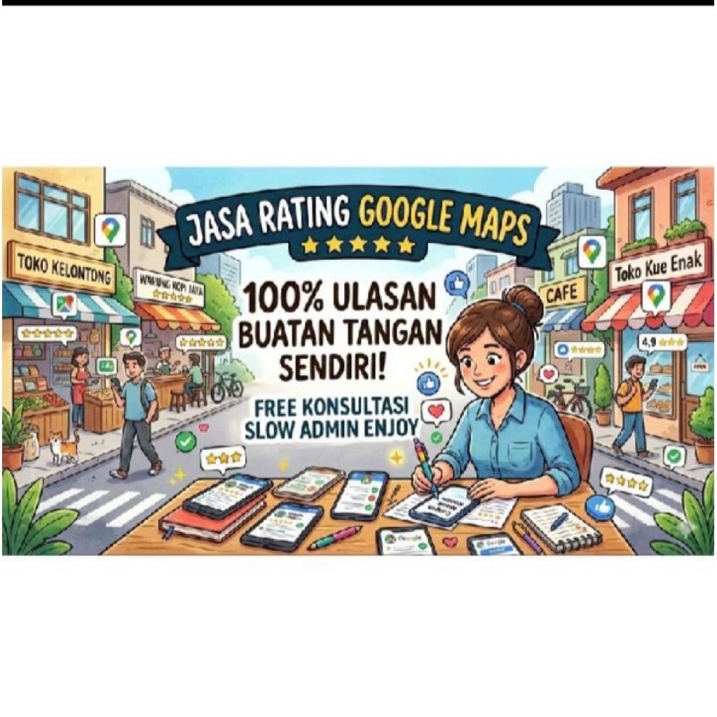 JASA REVIEW / RATING GOOGLE MAPS BISNIS