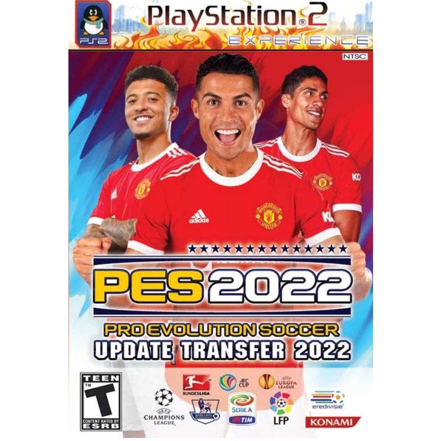 KASET DVD GAME PS2: PES 2022 UPDATE TRANSFER