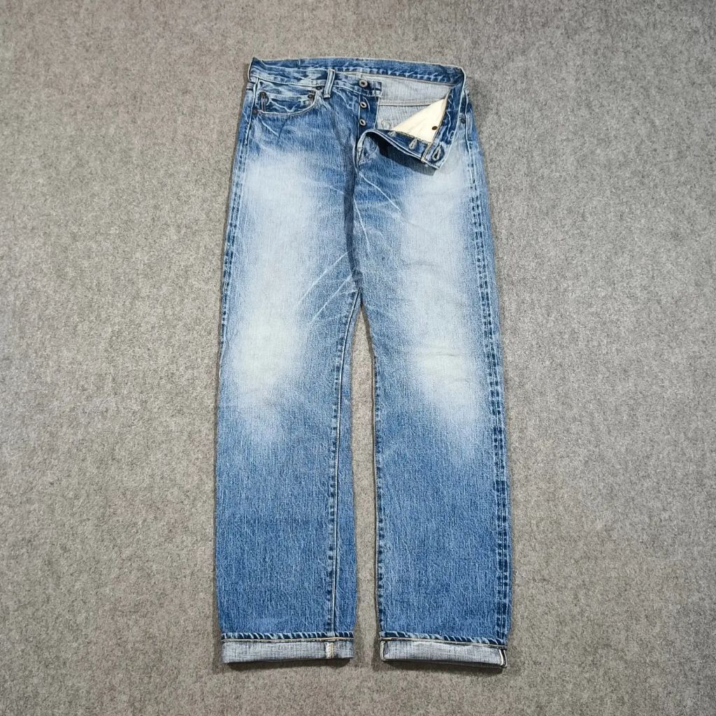 celana straight jeans panjang pria SPELLBOUND size 29 second celana selvedge jeans