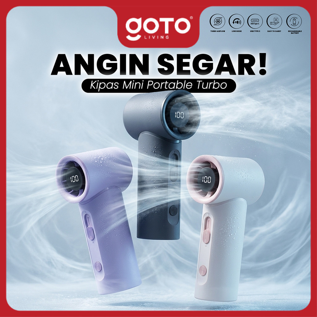 goto Tirza Mini Fan Kipas Angin Portabel