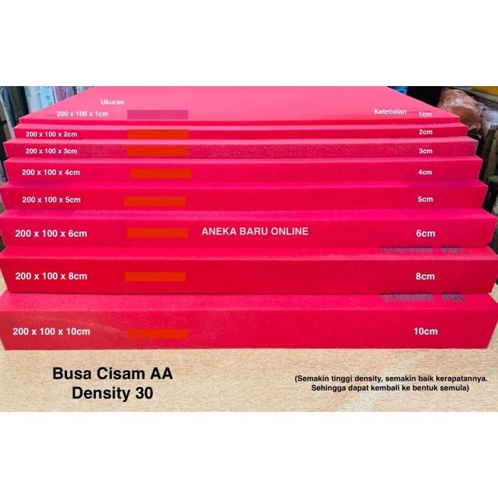 h tt Busa Spon Sponge Cisam AA Kasur, Sofa, Jok, Matras, Matrass, - 200 x 100 x 1cmterkini