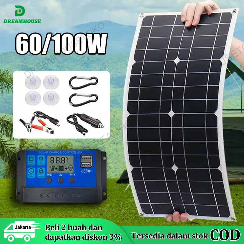 150W SOLAR PANEL PANEL SURYA PEMBANGKIT LISTRIK TENAGA SURYA 60W SOLAR PANEL PANEL SOLAR PANEL SURYA