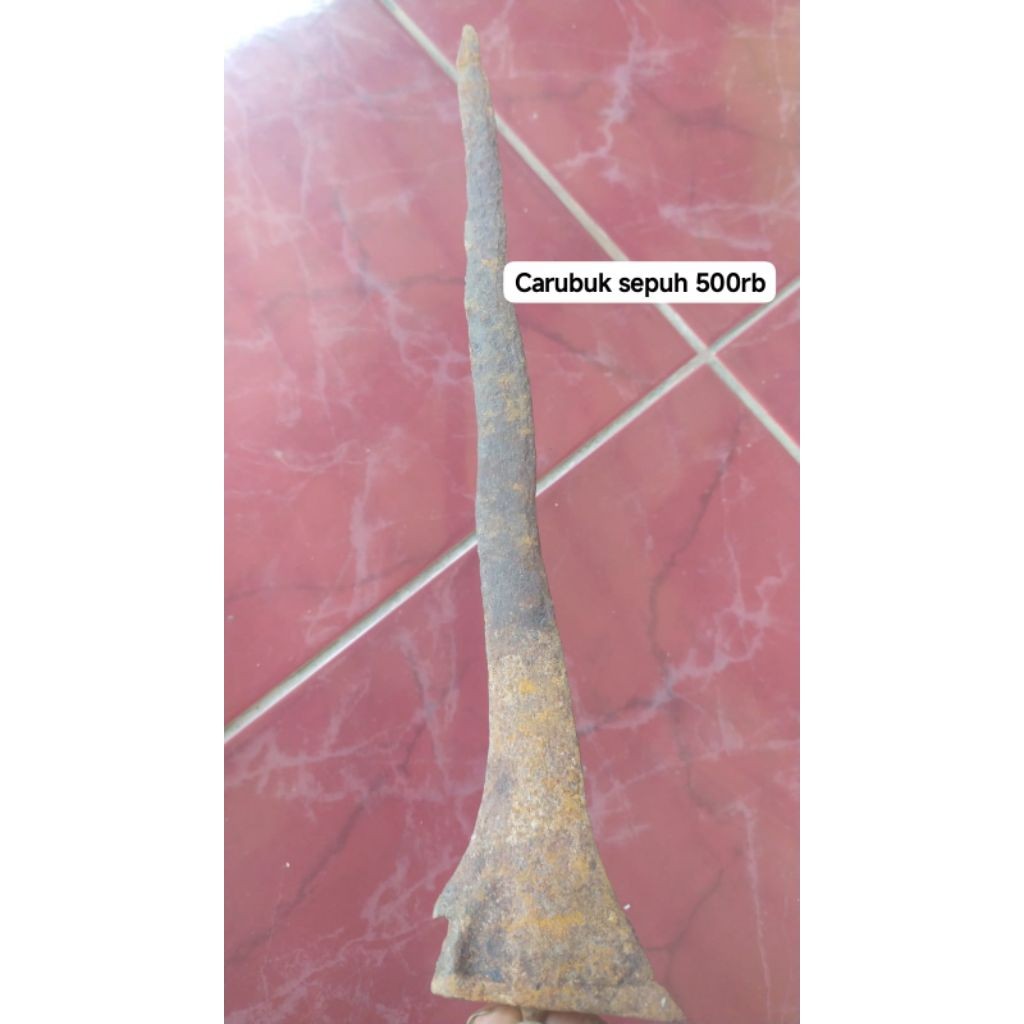 Koleksi Antik Benda Seni Bilah Keris Carubuk Sepuh Kuno Tua