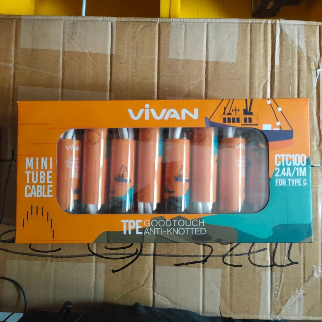 VIVAN CTC100 kabel USB Type C 2.4A/1M