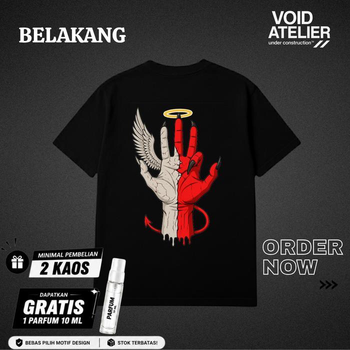 Kaos Eksklusif | Devil & Angel | Void Atelier - S