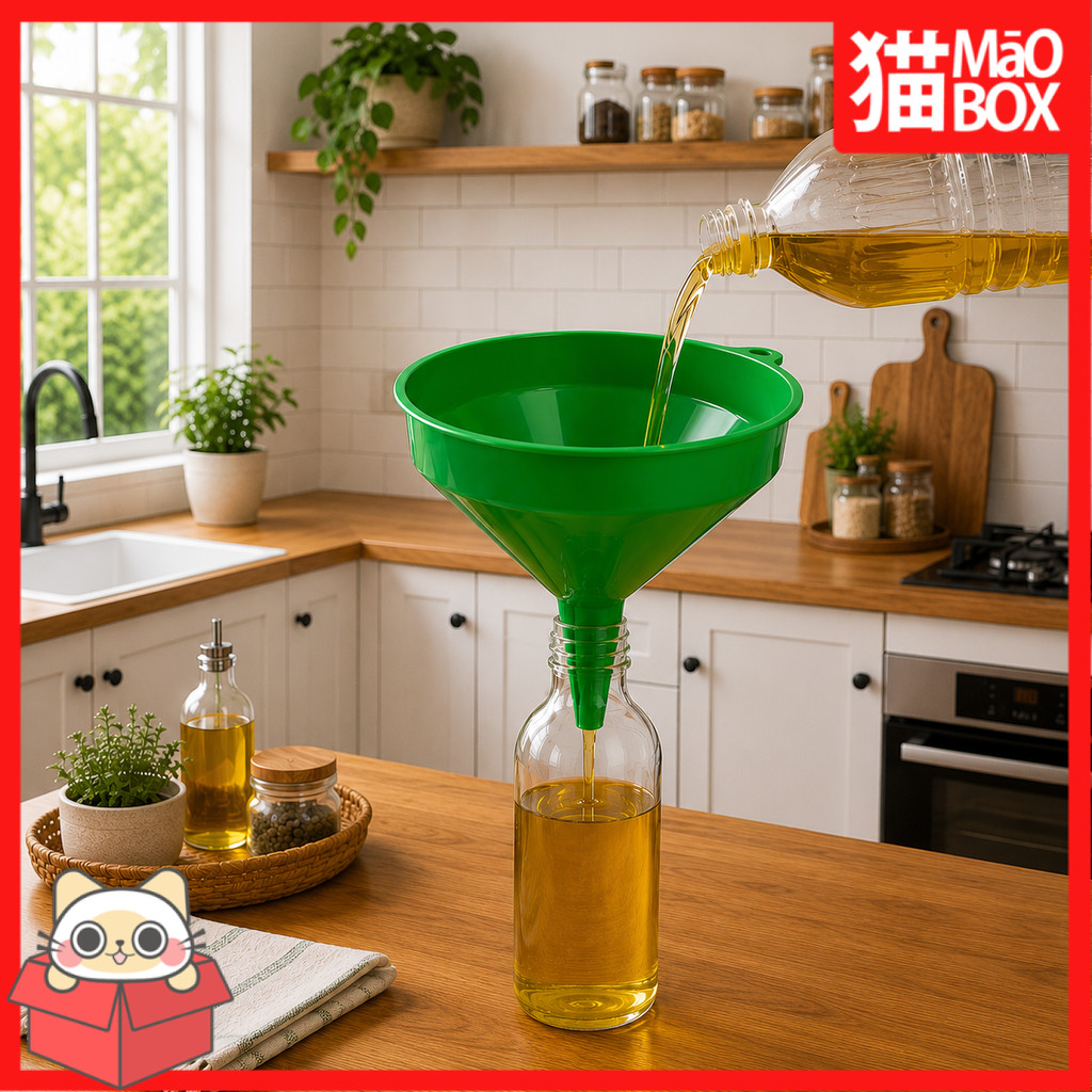 CORONG MINYAK 20 CM / CORONG MINYAK PLASTIK / CORONG ANTI TUMPAH - MAOBOX