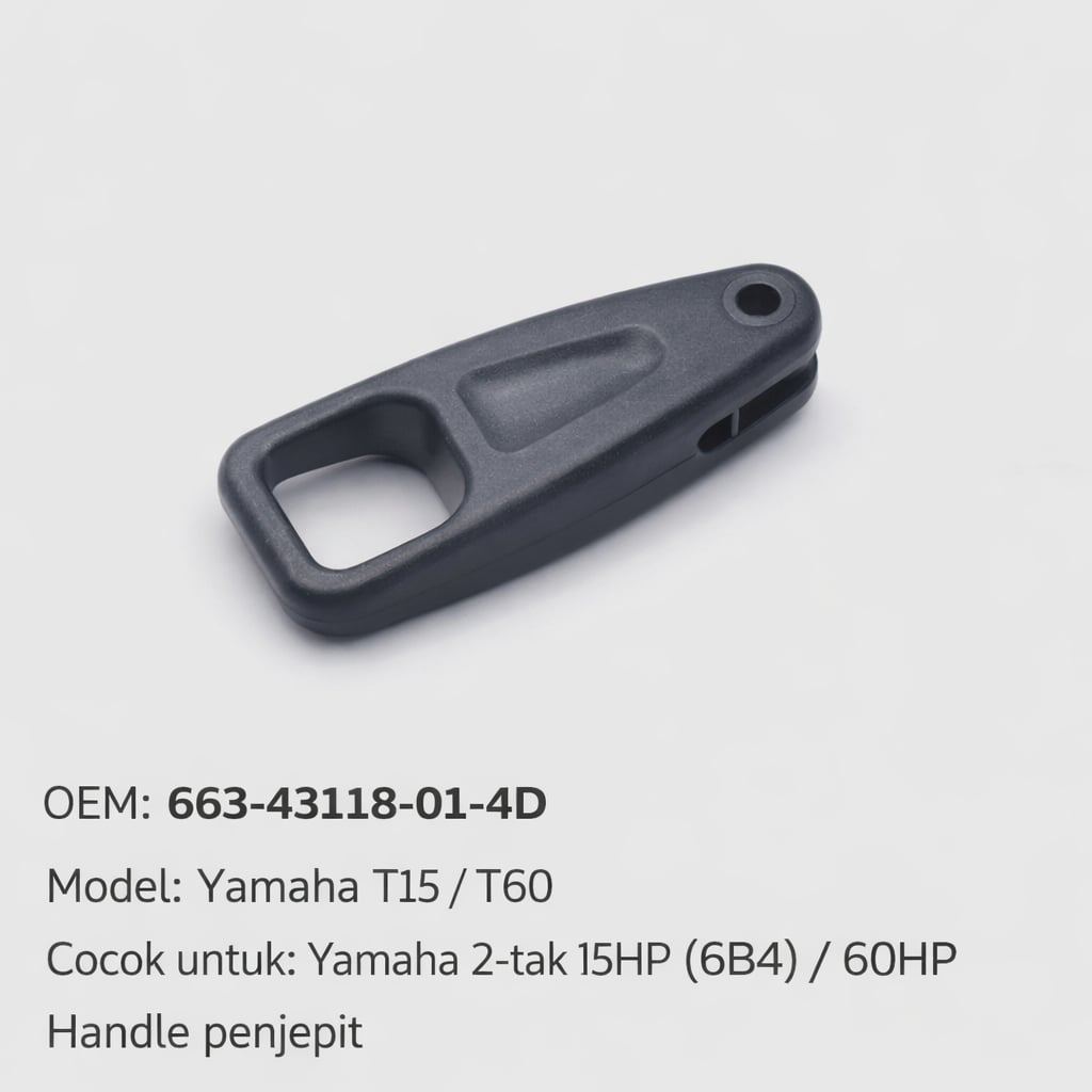 Handle Transom Clamp 663-43118-01-4D Yamaha Mesin Tempel Outboard